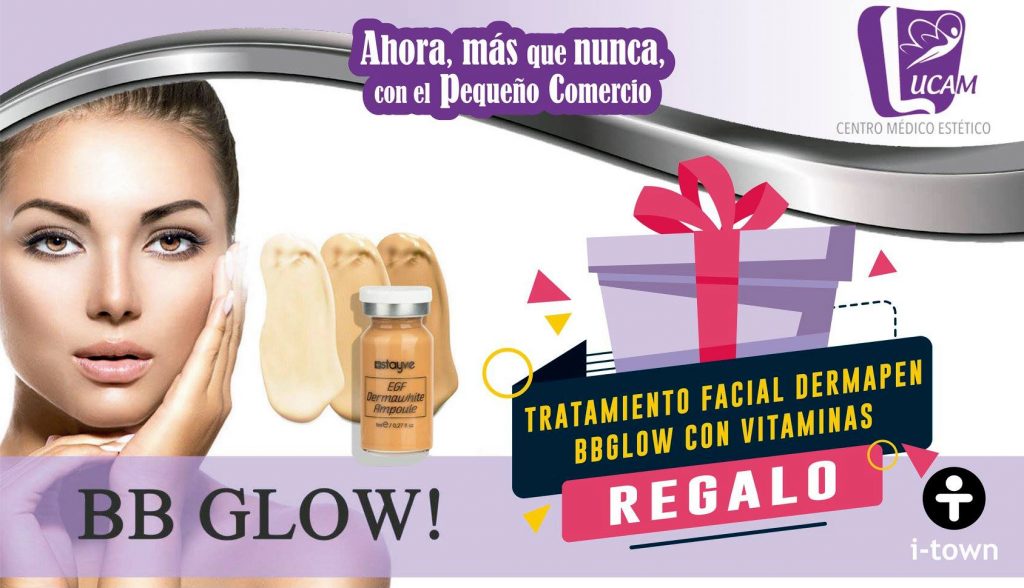 Tratamiento facial Dermapen BBGlow con vitaminas por centro médico estético Lucam